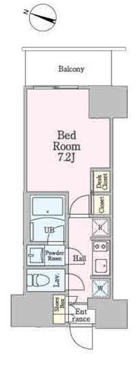 リビオメゾン南砂町　715号室　間取り