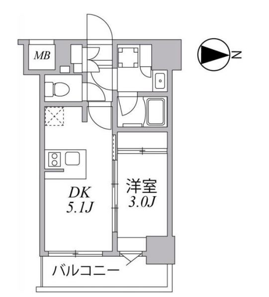 SYFORM住吉　302号室　間取り