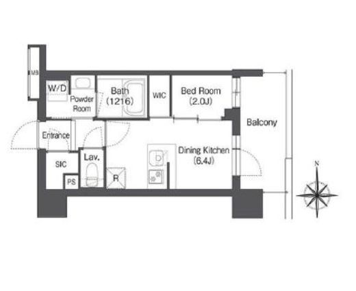コンフォリア森下サウス　606号室　間取り