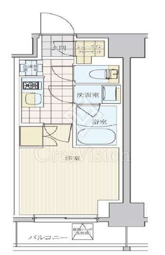 リビオメゾン戸越銀座　1201号室　間取り