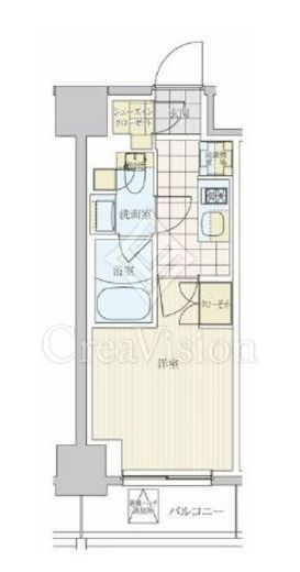 リビオメゾン戸越銀座　204号室　間取り
