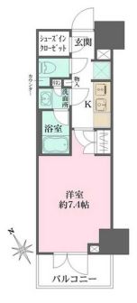 ルフォンプログレ四谷　304号室　間取り