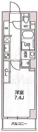 四谷坂町レジデンス　407号室　間取り