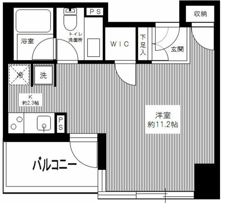 レグノ・セレーノ　413号室　間取り