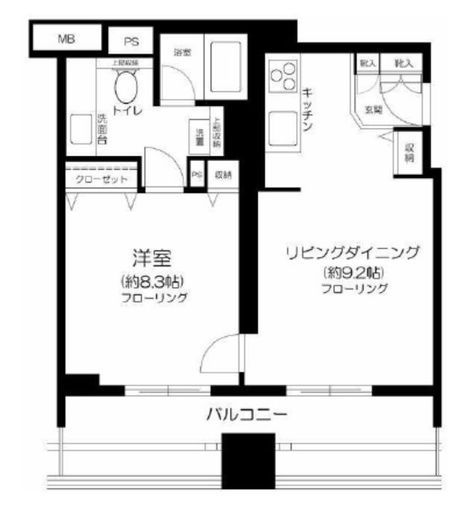 レグノ・セレーノ　1206号室　間取り