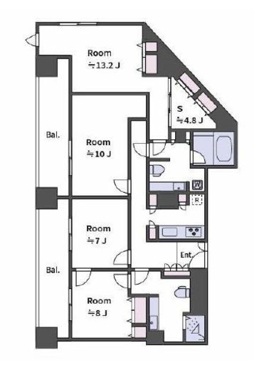 レグノ・セレーノ　1904号室　間取り