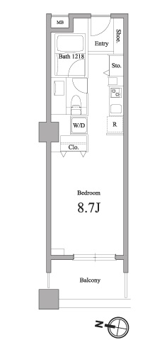 レグノ・セレーノ　220号室　間取り