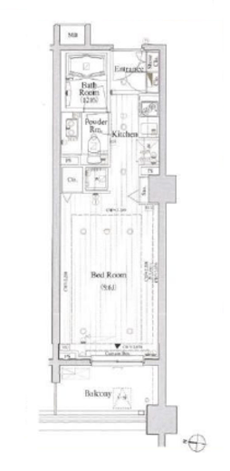 レグノ・セレーノ　615号室　間取り