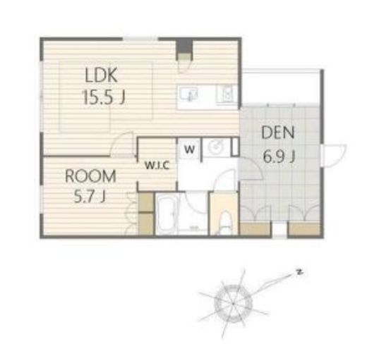 エスセナーリオ市ヶ谷　401号室　間取り