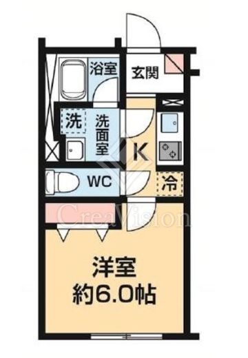 ハーモニーフラッツ神楽坂　203号室　間取り