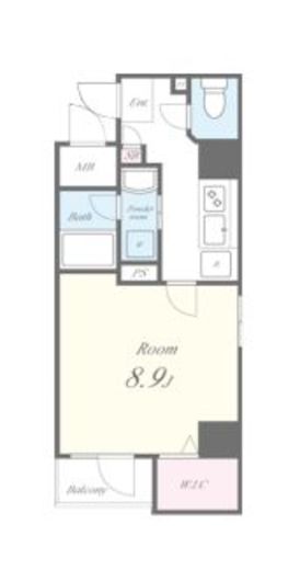 LUKICIA神楽坂 (ルキシア神楽坂)　404号室　間取り