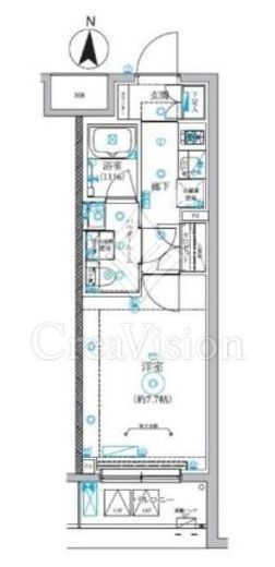 CREALpremier大島　202号室　間取り
