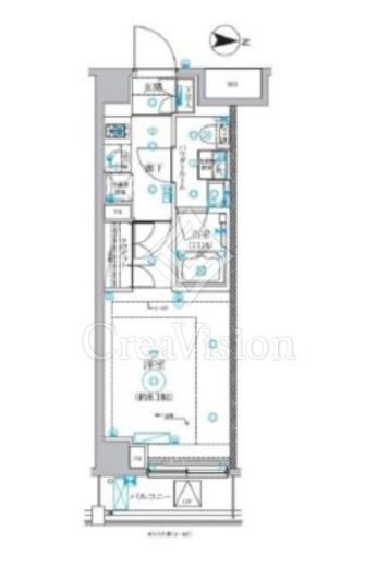CREALpremier大島　207号室　間取り