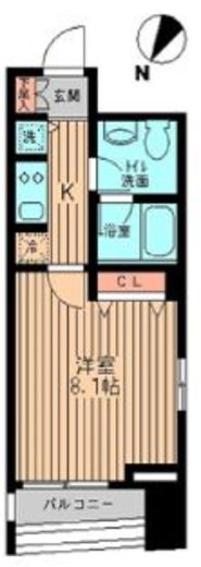 コンフォリア東日本橋　601号室　間取り