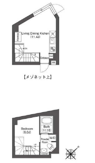 ディームス大井町フォレスト　313号室　間取り