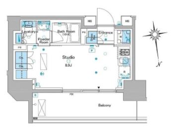 ルフォンプログレ品川大井　305号室　間取り
