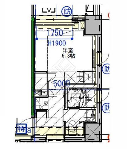ブラウ戸越銀座スカイ　202号室　間取り