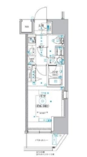QUALITAS品川南 (クオリタス品川南)　501号室　間取り