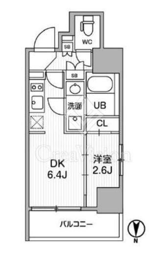 グラシアプレイス東陽町　1003号室　間取り