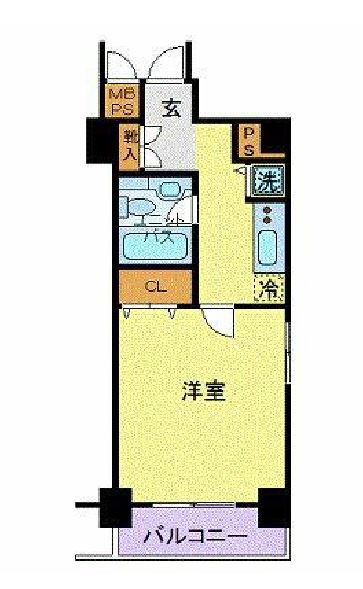 ミリオングランデ元赤坂ヒルズ　503号室　間取り