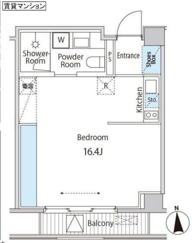 ゲートヒル東京　306号室　間取り