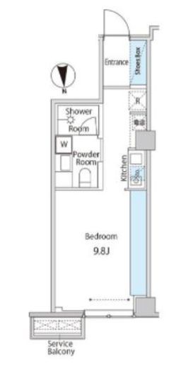 ゲートヒル東京　202号室　間取り