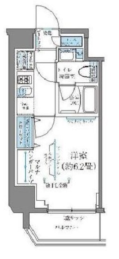 レジディア南品川プレイス　502号室　間取り