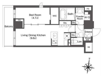 コンフォリア森下リバーサイド　212号室　間取り