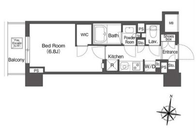 コンフォリア森下リバーサイド　311号室　間取り