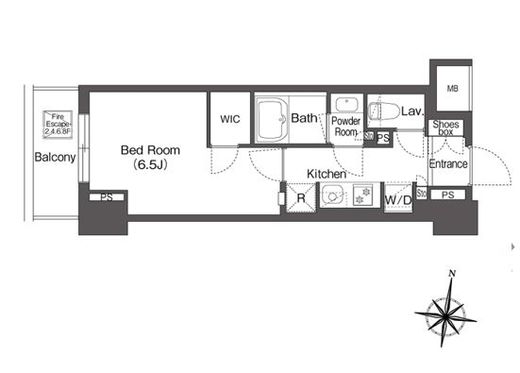 コンフォリア森下リバーサイド　103号室　間取り