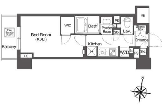 コンフォリア森下リバーサイド　311号室　間取り