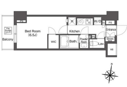 コンフォリア森下リバーサイド　602号室　間取り
