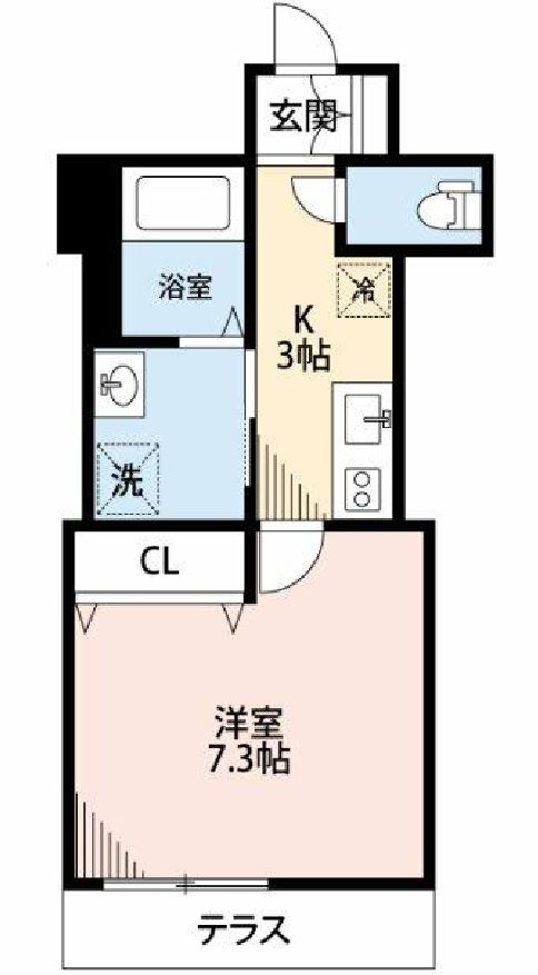 ハイツ桜丘　103号室　間取り