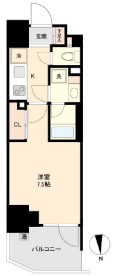 プライマル南砂　612号室　間取り