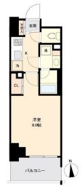 プライマル南砂　207号室　間取り