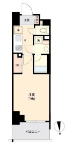 プライマル南砂　212号室　間取り
