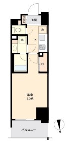 プライマル南砂　513号室　間取り