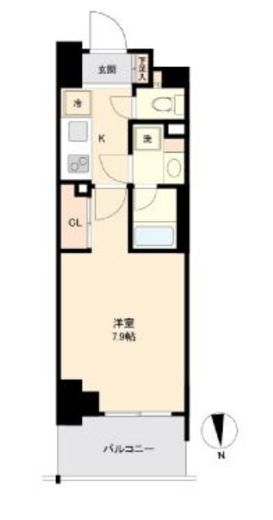プライマル南砂　1010号室　間取り