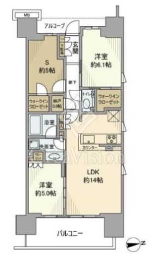 ジオ南砂町　528号室　間取り