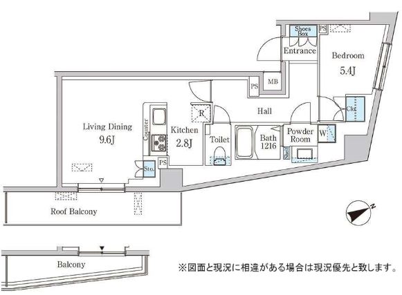 プリマリード南青山　404号室　間取り