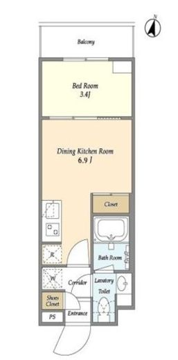 SUNIVAS飯田橋　103号室　間取り