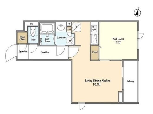 SUNIVAS飯田橋　409号室　間取り
