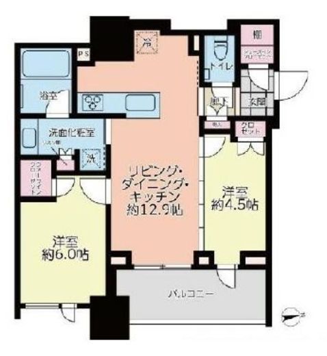 クラッシィハウス大手町　205号室　間取り