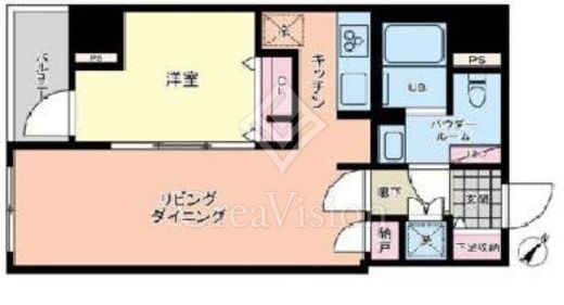 リビオメゾン東日本橋　502号室　間取り