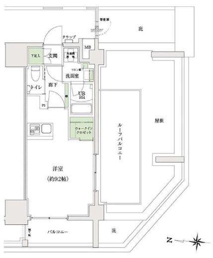 ＳＴＡＮＤＺ大島　1103号室　間取り