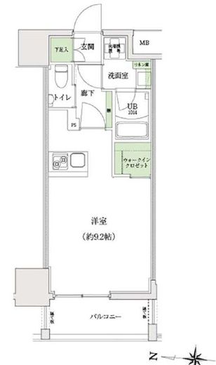 STANDZ大島　503号室　間取り