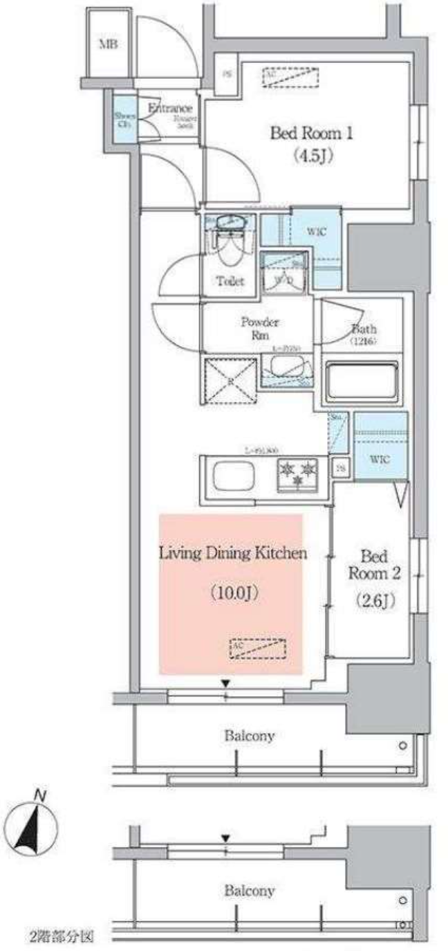 アーバネックス千代田淡路町　501号室　間取り