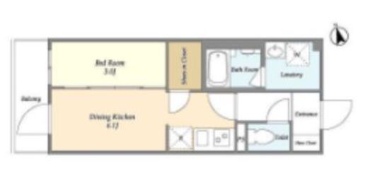 CAVANA新宿夏目坂 (カバナ新宿夏目坂)　1002号室　間取り
