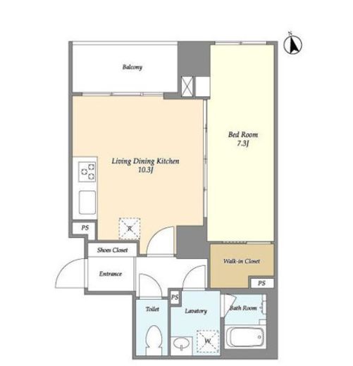 CAVANA新宿夏目坂 (カバナ新宿夏目坂)　305号室　間取り