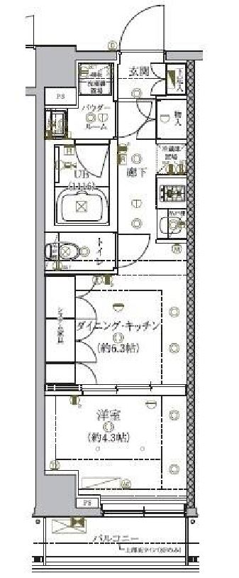セジョリ南麻布　402号室　間取り